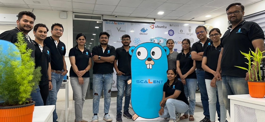 Scalent team members at Nashik Office | Golang Development Company